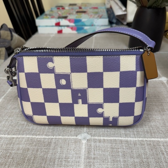 Coach Checkered Wristlet - - Picture 2 of 5